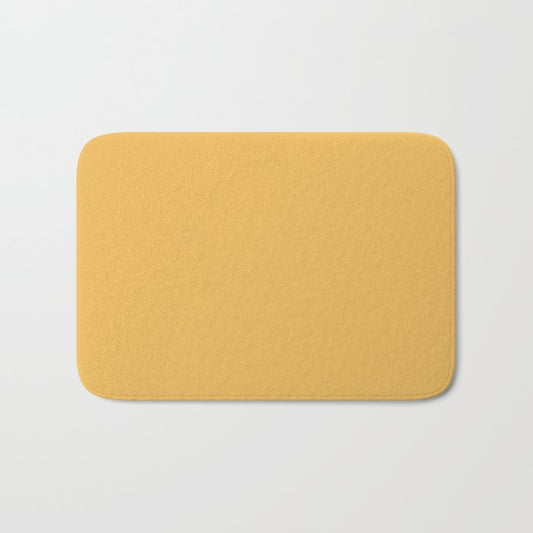 Dark Autumn Yellow Solid Color Pairs Dulux 2023 Trending Shade Golden Sand S13H6 Bath Mat