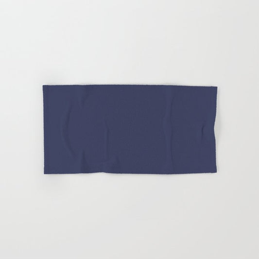 Dark Blue Solid Hue - 2022 Color - Shade Dunn and Edwards Singing the Blues DET576 Hand & Bath Towel