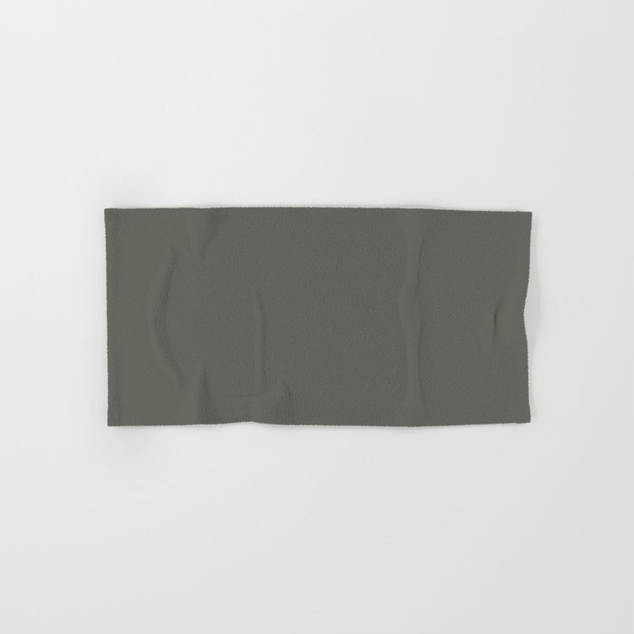 Dark Green Solid Color Pairs 2023 Trending Color HGTV Pewter Green HGSW6208 Hand & Bath Towel