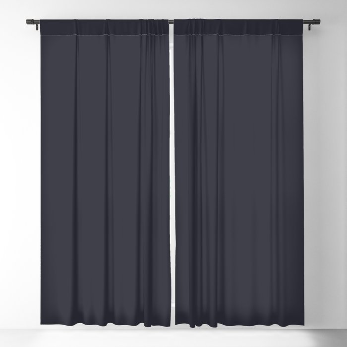 Dark Navy Royal Blue Solid Color Parable To Pantone Night Sky 19 3924 Simply Solids Home Decor More