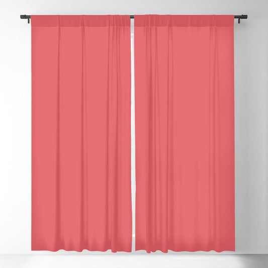 Dark Pink Solid Color Pairs PPG Glidden 2023 Trending Color Briquette PPG1188-6 Blackout Curtain