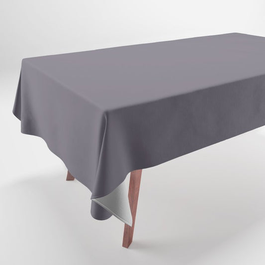 Dark Purple Solid Color Pairs PPG Glidden 2023 Trending Color Silverado PPG1172-6 Tablecloth