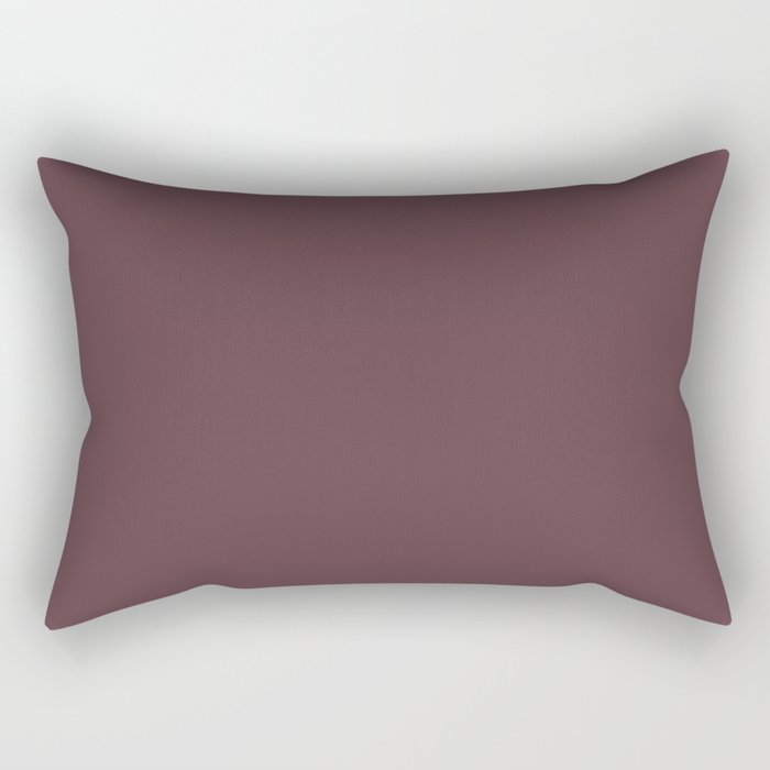 Dark Raspberry Purple Solid Color - Popular Shade 2022 PPG Gooseberry PPG1048-7 Rectangular Pillow