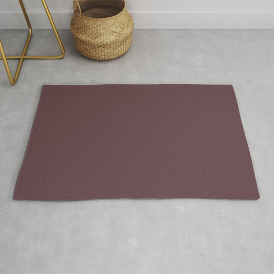 Dark Raspberry Purple Solid Color - Popular Shade 2022 PPG Gooseberry PPG1048-7 Throw & Area Rugs