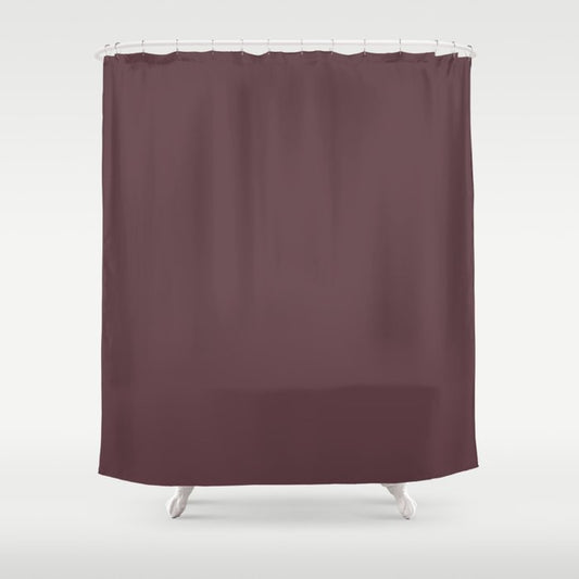 Dark Raspberry Purple Solid Color - Popular Shade 2022 PPG Gooseberry PPG1048-7 Shower Curtain