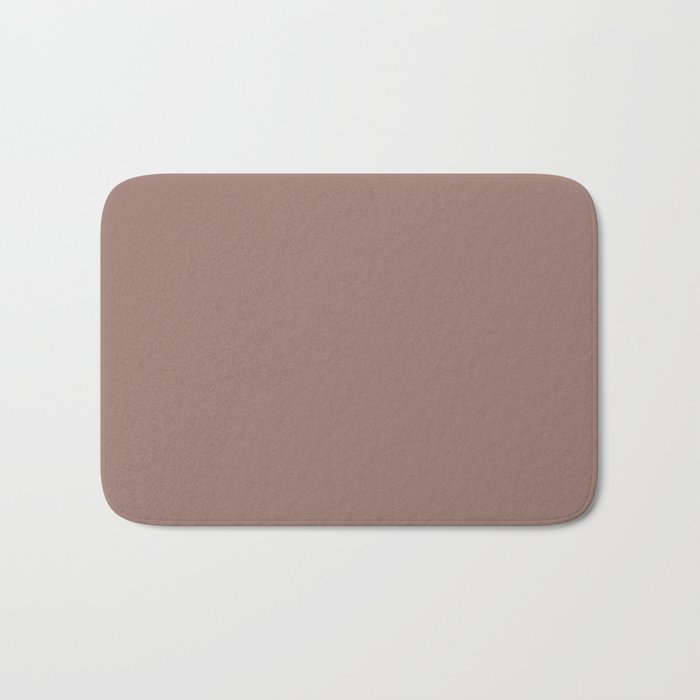 Dark Smoky Pink Solid Color Pairs 2023 Color of the Year Valspar Southern Road 1006-9C Bath Mat