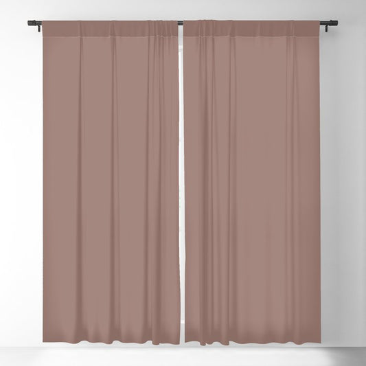 Dark Smoky Pink Solid Color Pairs 2023 Color of the Year Valspar Southern Road 1006-9C Blackout Curtain