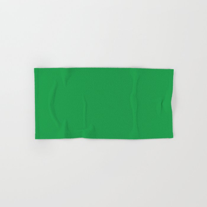 Dunn & Edwards 2019 Trending Colors Get Up and Go Green DE5636 Solid Color Hand & Bath Towel