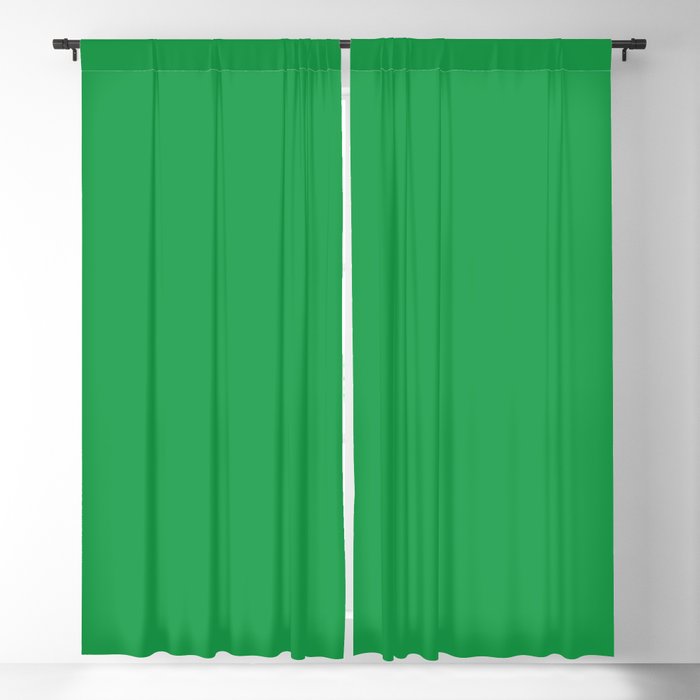 Dunn & Edwards 2019 Trending Colors Get Up and Go Green DE5636 Solid Color Blackout Curtain