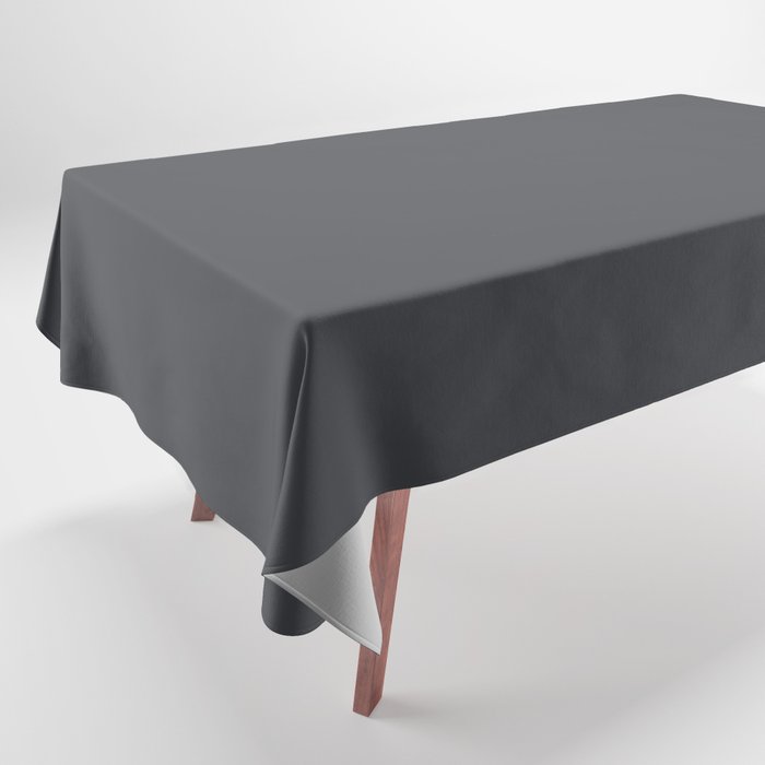 Dunn & Edwards 2019 Trending Colors Stargazing (Dark Gray) DE6336 Solid Color Tablecloth