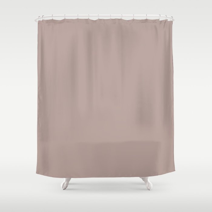 Dusty Rose Purple Solid Color Pairs 2023 Trending Color HGTV Glamour HGSW6031 Shower Curtain