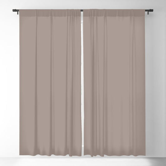 Earth Tone Gray Beige Solid Color Pairs 2023 Color of the Year Dutch Boy Rustic Greige 404-4DB Blackout Curtain