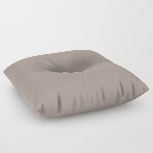 Earth Tone Gray Beige Solid Color Pairs 2023 Color of the Year Dutch Boy Rustic Greige 404-4DB Floor Pillow