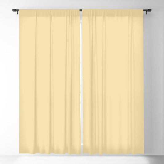 Glowing Stick Yellow Solid Color Pairs PPG Glidden 2023 Trending Color Visionary PPG1210-3 Blackout Curtain