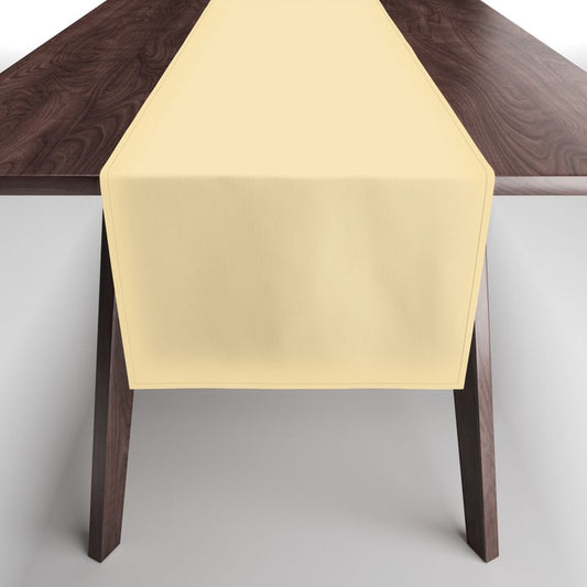 Glowing Stick Yellow Solid Color Pairs PPG Glidden 2023 Trending Color Visionary PPG1210-3 Table Runner