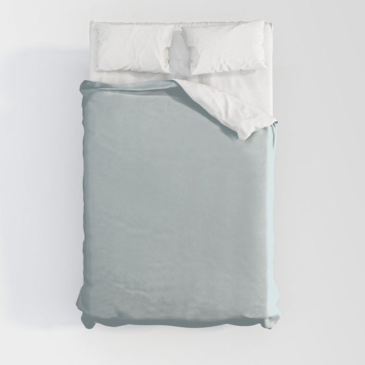 Light Blue Solid Color Pairs Dulux 2023 Trending Shade Pure Blue Half S33A1H Duvet Cover