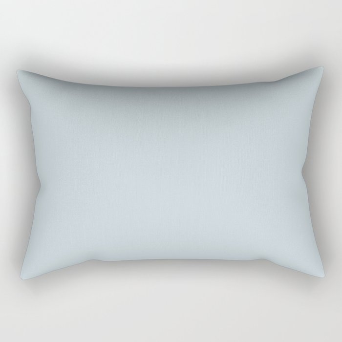 Light Blue Solid Color Pairs Dulux 2023 Trending Shade Pure Blue Half S33A1H Rectangular Pillow