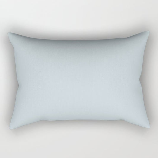 Light Blue Solid Color Pairs Dulux 2023 Trending Shade Pure Blue Half S33A1H Rectangular Pillow