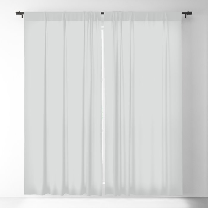 Light Gray - Grey Solid Color Pairs Dulux 2023 Trending Shade Terrace White SN4F1 Blackout Curtain