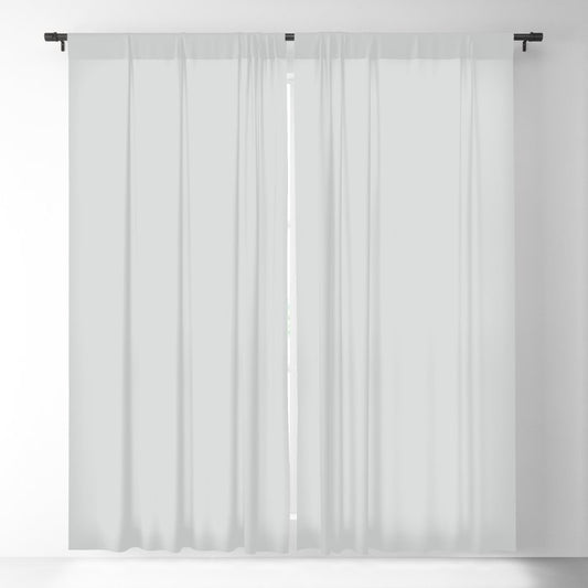 Light Gray - Grey Solid Color Pairs Dulux 2023 Trending Shade Terrace White SN4F1 Blackout Curtain