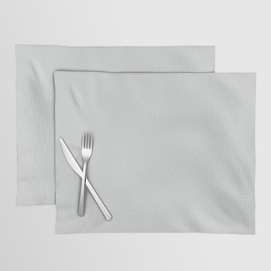 Light Gray - Grey Solid Color Pairs Dulux 2023 Trending Shade Terrace White SN4F1 Placemat