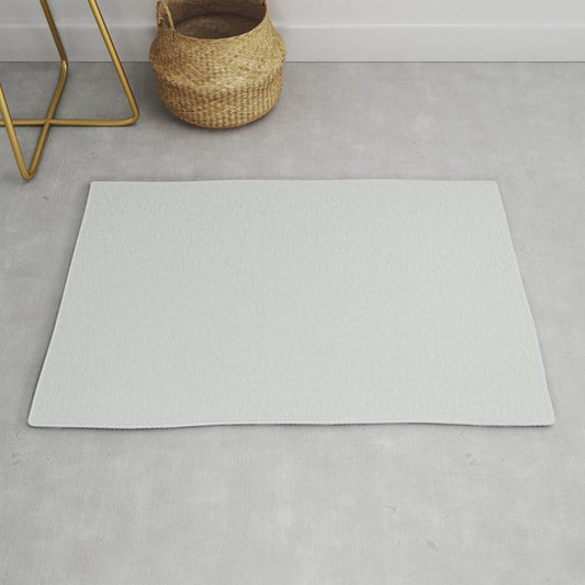 Light Gray - Grey Solid Color Pairs Dulux 2023 Trending Shade Terrace White SN4F1 Throw & Area Rugs