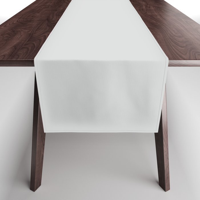 Light Gray - Grey Solid Color Pairs Dulux 2023 Trending Shade Terrace White SN4F1 Table Runner