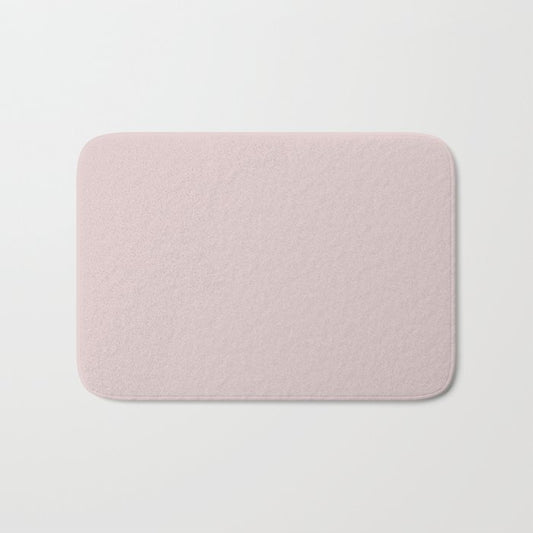 Light Pink Solid Color Pairs Dulux 2023 Trending Shade Porcelain S05D1 Bath Mat