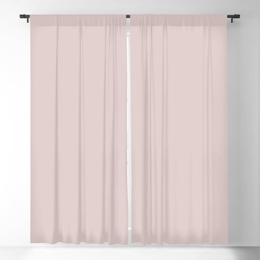 Light Pink Solid Color Pairs Dulux 2023 Trending Shade Porcelain S05D1 Blackout Curtain