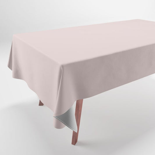 Light Pink Solid Color Pairs Dulux 2023 Trending Shade Porcelain S05D1 Tablecloth