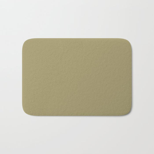 Martini Olive Green Solid Color Pairs Dulux 2023 Trending Shade Stilted Stalks S17D5 Bath Mat
