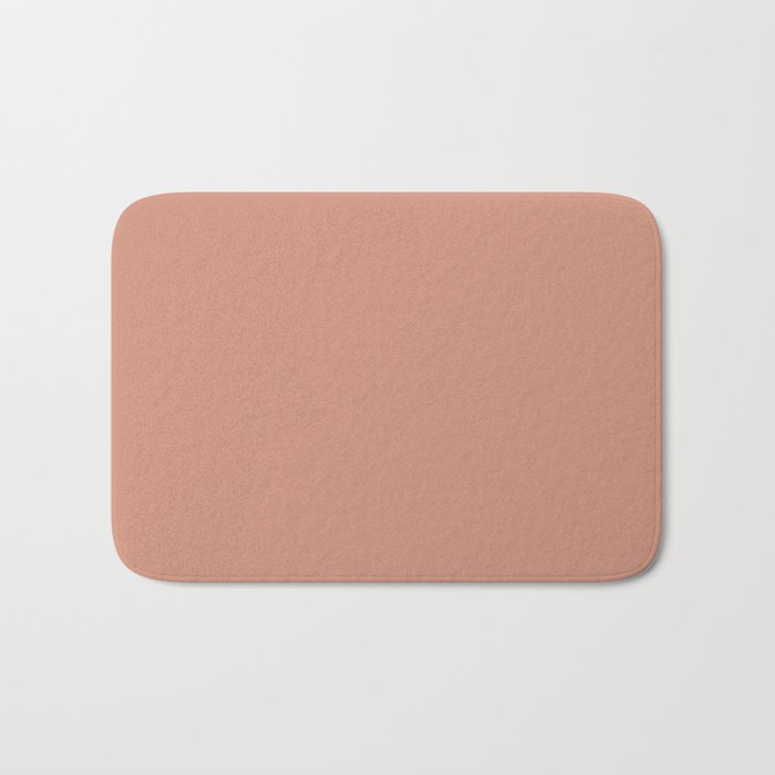 Medium Pink Orange Solid Color Pairs 2023 Trending Hue BH&G 2023 Color of the Year Canyon Ridge Bath Mat