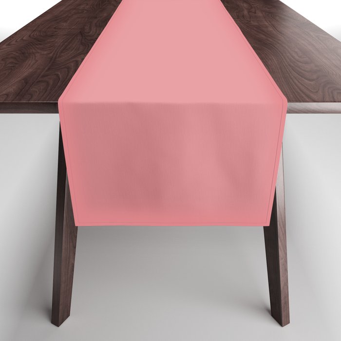 Medium Pink Solid Color Pairs Dulux 2023 Trending Shade Pink Chi S03H5 Table Runner