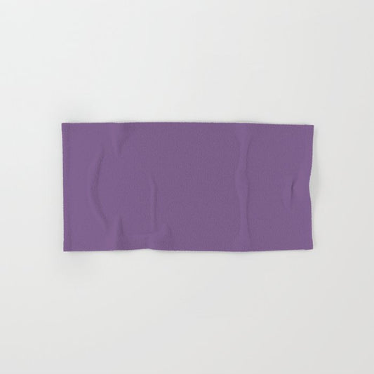Medium Purple Solid Color Pairs 2023 Trending Hue Dunn-Edwards Plum Power DE5985 - Live in Joy Collection Hand & Bath Towels
