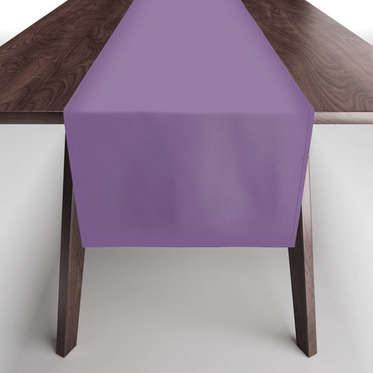 Medium Purple Solid Color Pairs 2023 Trending Hue Dunn-Edwards Plum Power DE5985 - Live in Joy Collection Table Runner