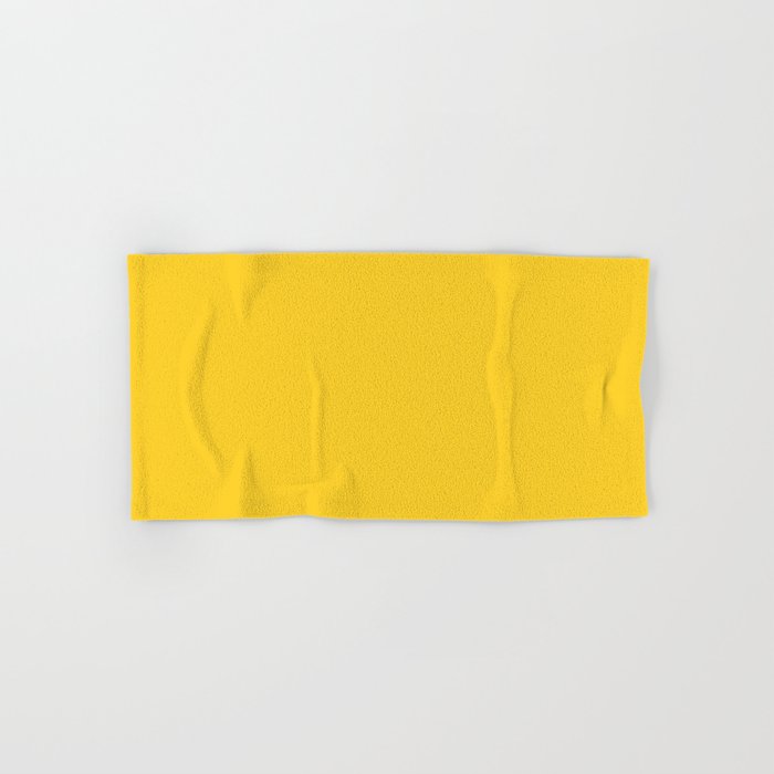 Medium Yellow Solid Color Pairs 2023 Trending Hue Dunn-Edwards Lemon Punch DE5398 - Live in Joy Collection Hand & Bath Towels