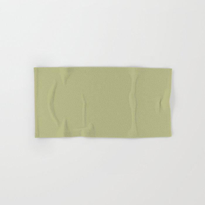 Mid-tone Green Solid Color Dunn & Edwards 2023 Trending Color Aloe Plant DE5563 Life in Poetry Collection Hand & Bath Towels