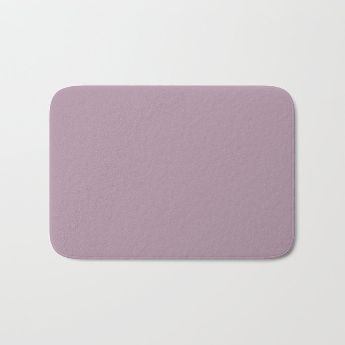 Mid-tone Purple Solid Color Dunn & Edwards 2023 Trending Color Grapevine DET408 Life in Poetry Collection Bath Mat