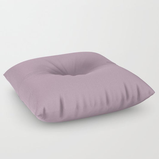 Mid-tone Purple Solid Color Dunn & Edwards 2023 Trending Color Grapevine DET408 Life in Poetry Collection Floor Pillow