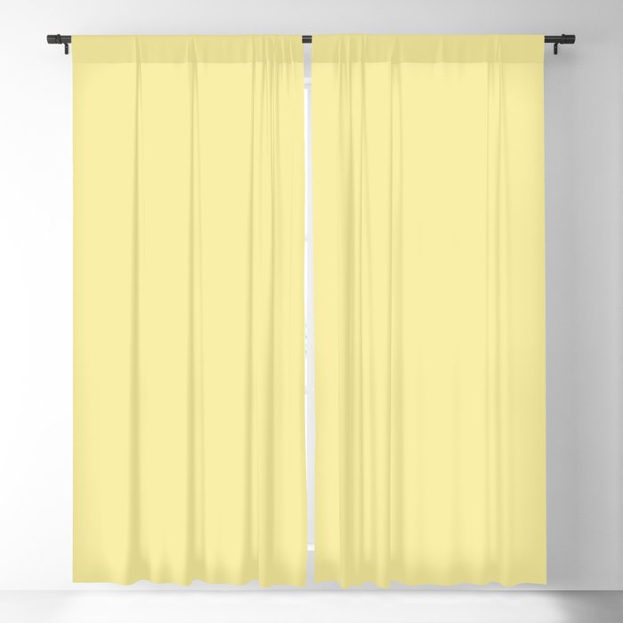 Mid-tone Yellow Solid Color Dunn & Edwards 2023 Trending Color Lemon Gelato DE5464 Life in Poetry Collection Blackout Curtains