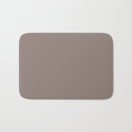 Midtone Gray Raspberry Solid Color Pairs PPG Cinnamon Toast PPG1017-5 - All Color - Simple Hue Bath Mat