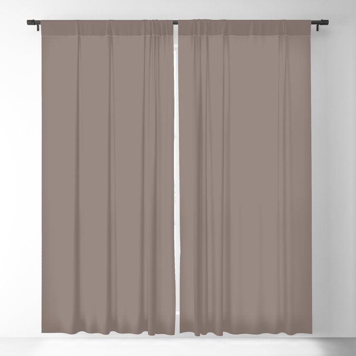Midtone Gray Raspberry Solid Color Pairs PPG Cinnamon Toast PPG1017-5 - All Color - Simple Hue Blackout Curtain