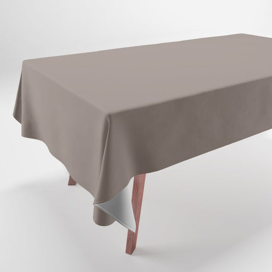 Midtone Gray Raspberry Solid Color Pairs PPG Cinnamon Toast PPG1017-5 - All Color - Simple Hue Tablecloth