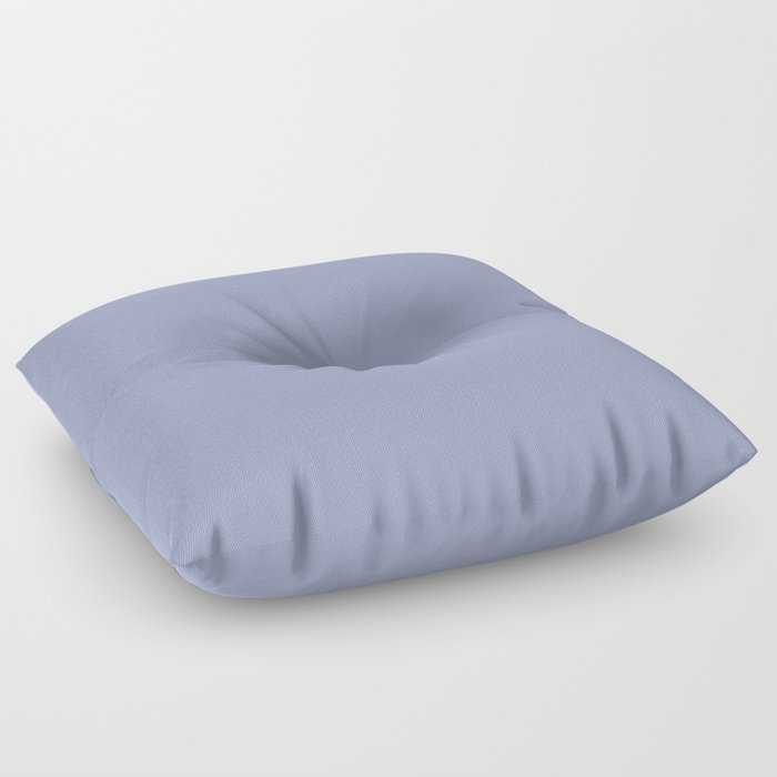 Muted Blue Purple Solid Color Pairs 2023 Trending Hue Dunn-Edwards Midnight Blush DE5913 - Liberated Nomads Collection Floor Pillow