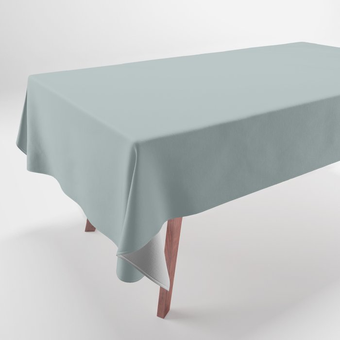 Muted Bluish Gray Solid Color Pairs 2023 Color of the Year Valspar Blue Arrow 5001-3C Tablecloth