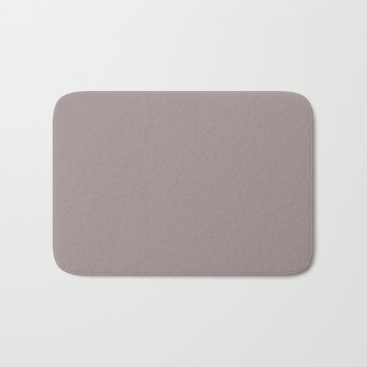 Muted Mid-tone Lavender Solid Color Pairs 2023 Trending Hue Dutch Boy Silvered Purple 446-4DB Bath Mat
