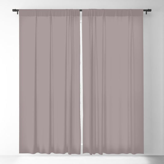 Muted Mid-tone Lavender Solid Color Pairs 2023 Trending Hue Dutch Boy Silvered Purple 446-4DB Blackout Curtains