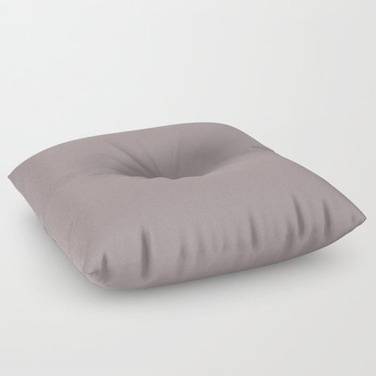 Muted Mid-tone Lavender Solid Color Pairs 2023 Trending Hue Dutch Boy Silvered Purple 446-4DB Floor Pillow