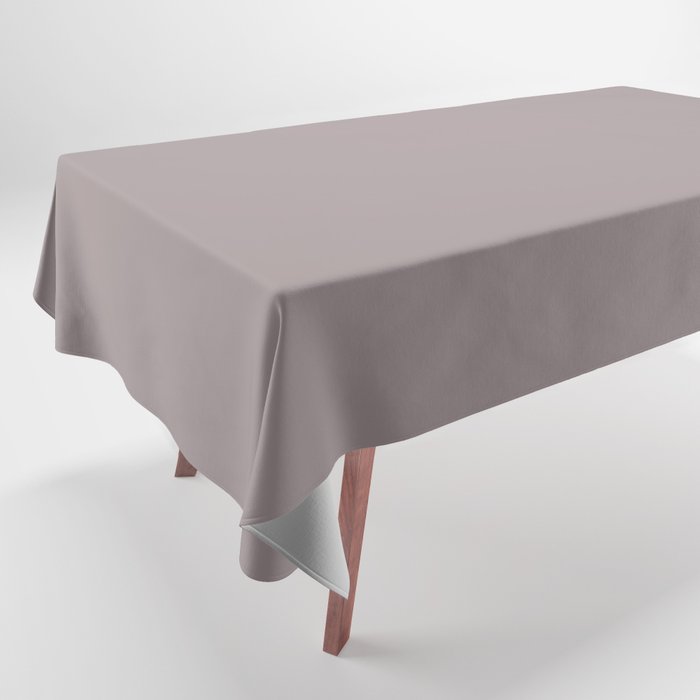 Muted Mid-tone Lavender Solid Color Pairs 2023 Trending Hue Dutch Boy Silvered Purple 446-4DB Tablecloth