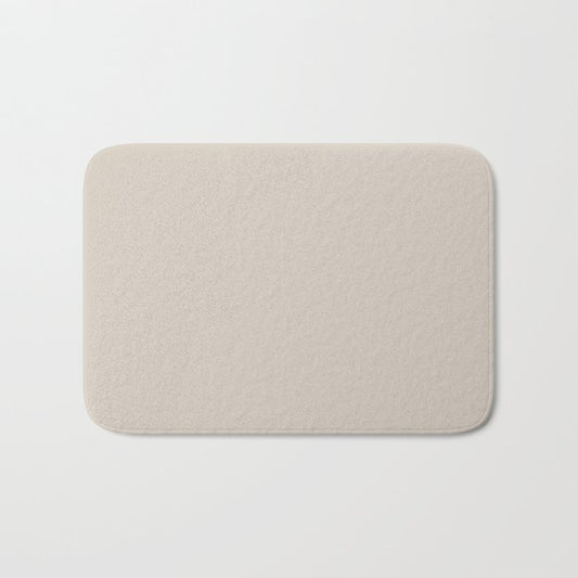 Neutral Tan Solid Color Pairs Dulux 2023 Trending Shade Sandy Day S14C1 Bath Mat
